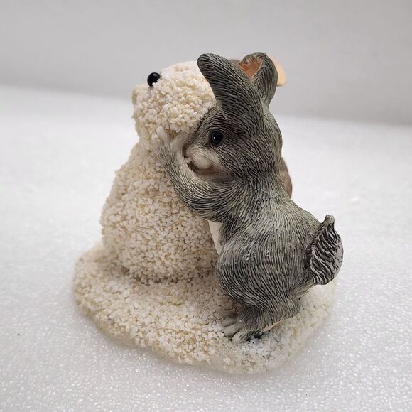 Charming Tails By Silvestri "Building A Snow Bunny" 87/692 w/ Box - Picture 2 of 9